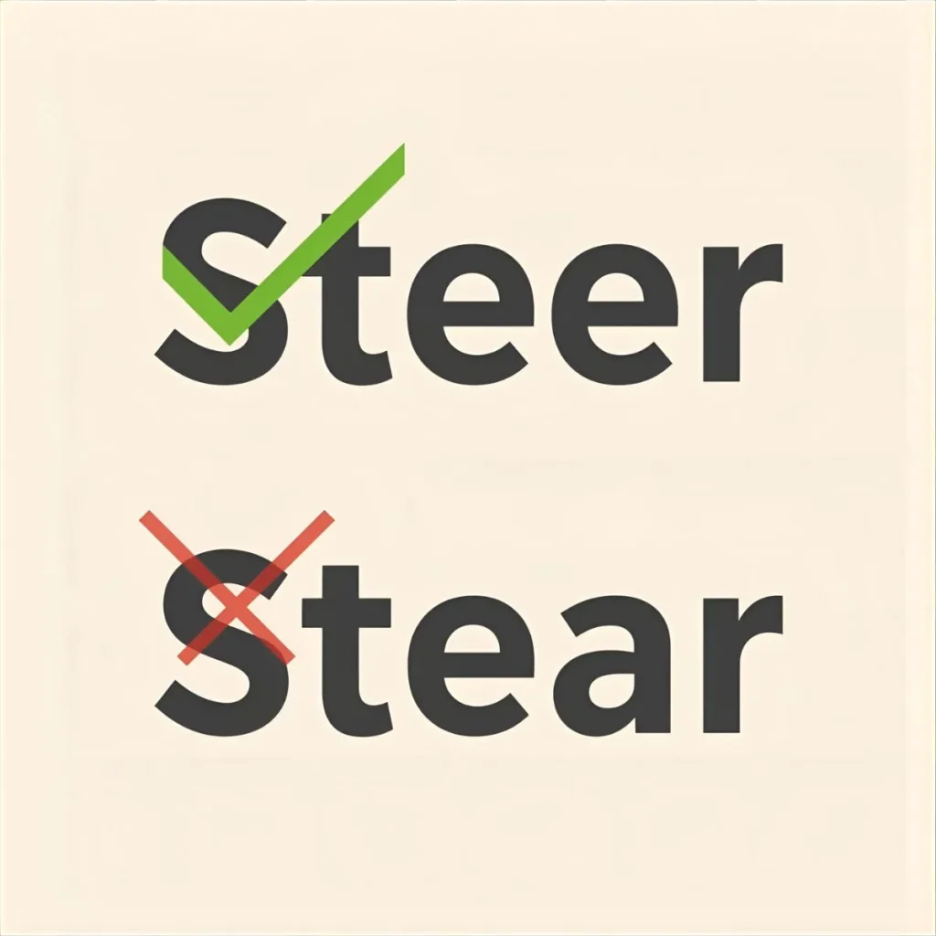Steer or Stear – Quick Answer
