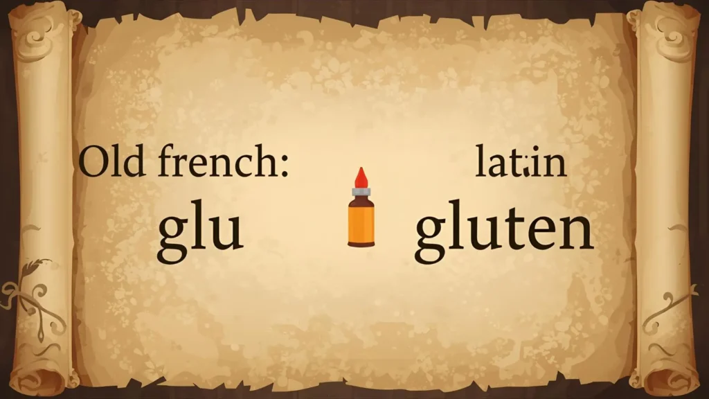 The Origin of Gluing or Glueing