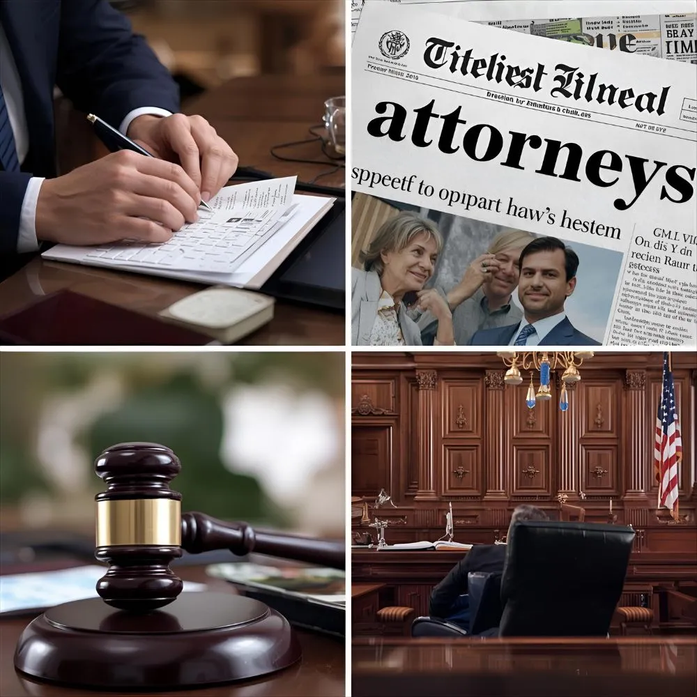 Attornies or Attorneys in Everyday Examples