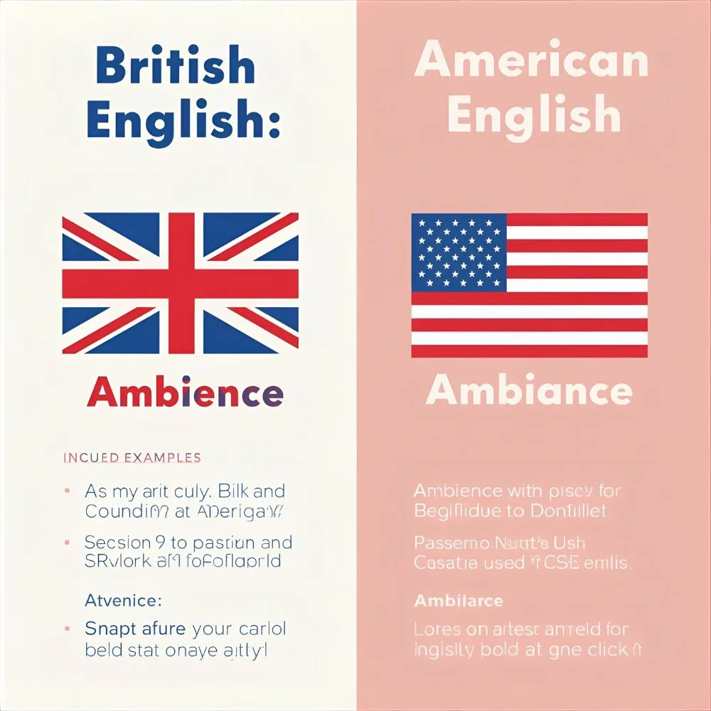 British English vs American English Spelling