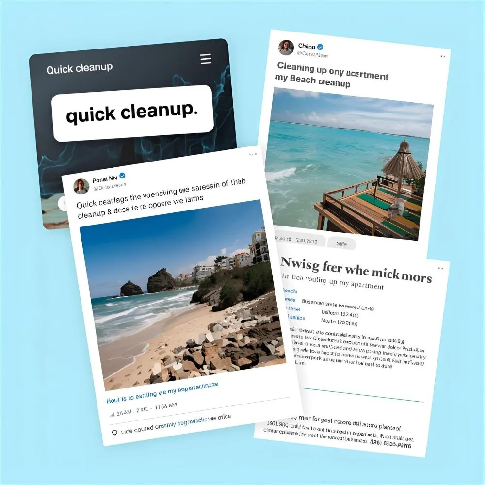 “Cleanup / Clean Up” in Everyday Examples