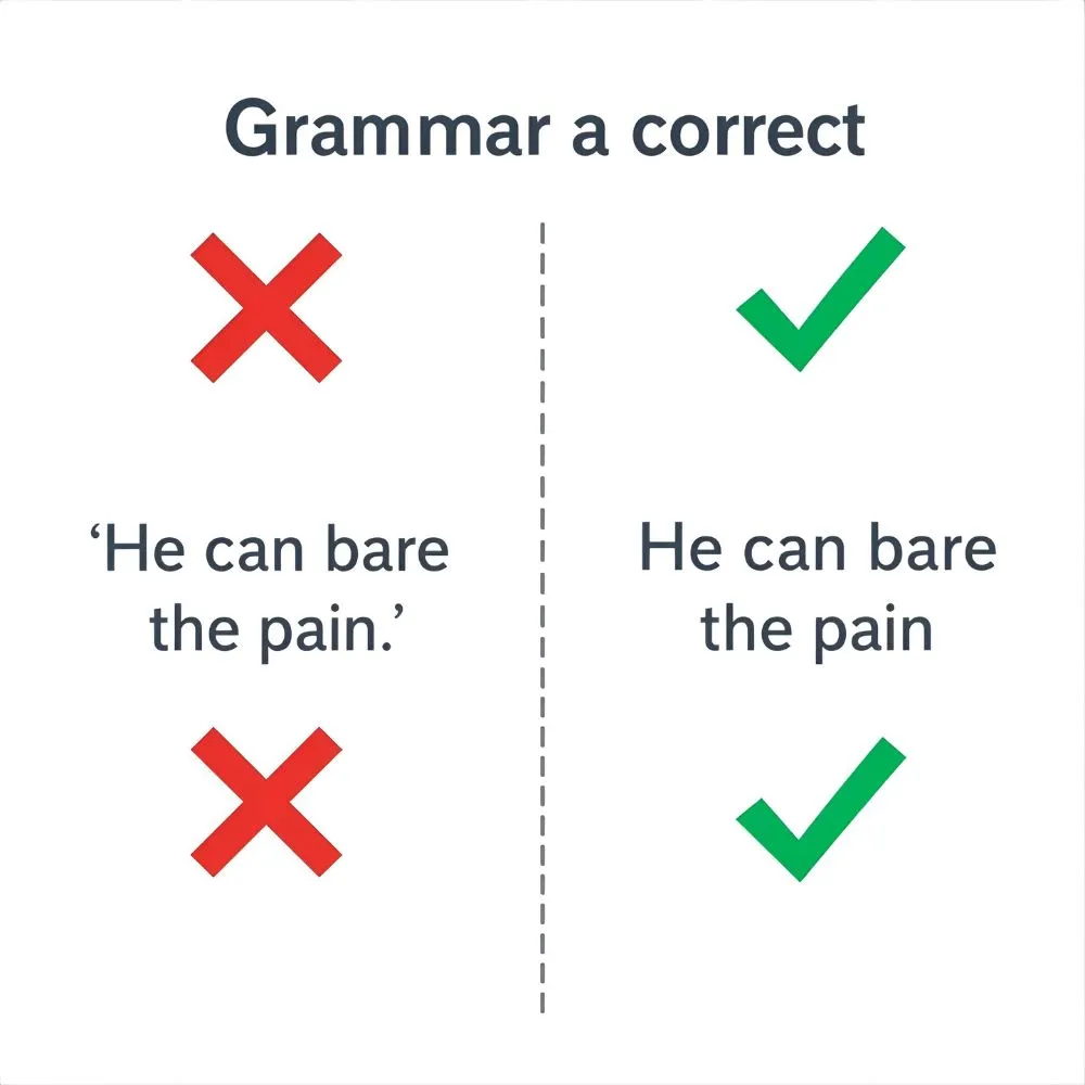 Common Mistakes with Bear or Bare