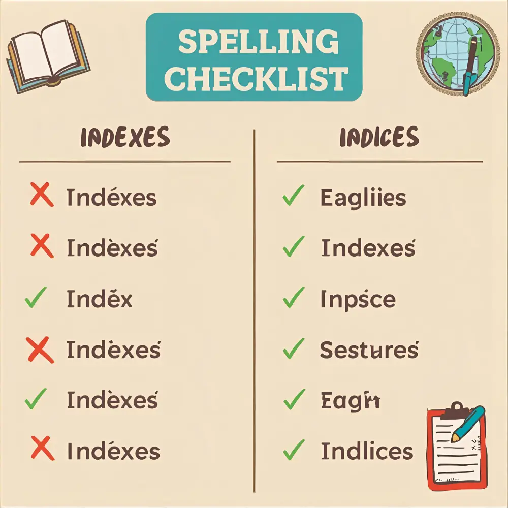 Common Mistakes with Indexes or Indices