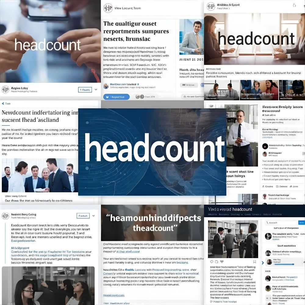 Headcount in Everyday Examples