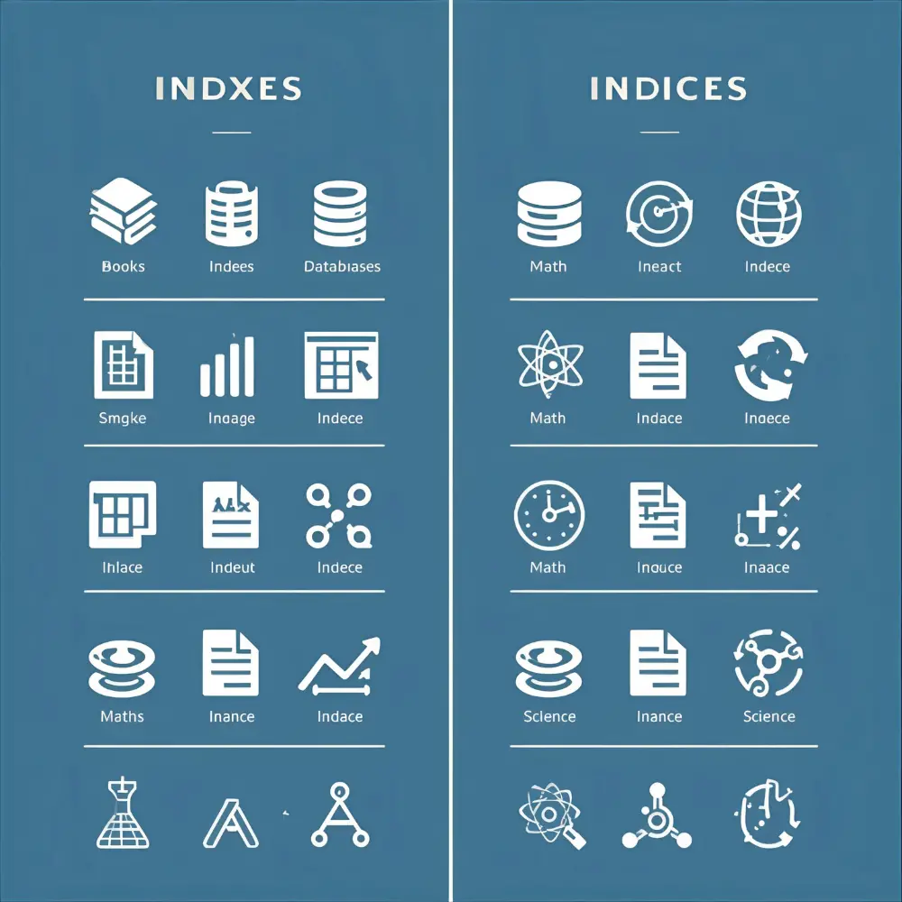 Indexes or Indices – Quick Answer