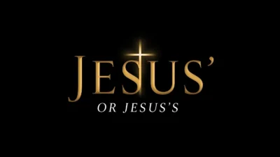 Jesus’ or Jesus’s