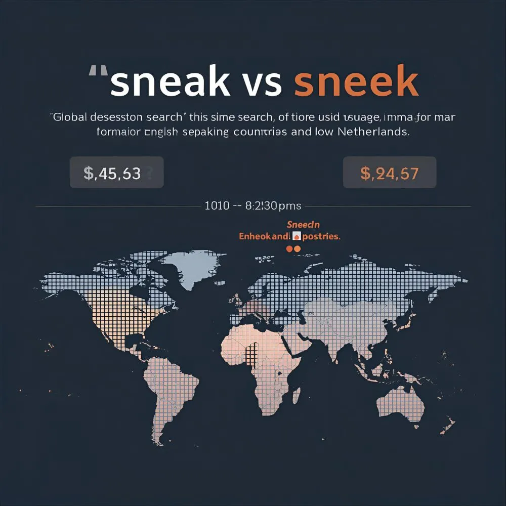 Sneek or Sneak – Google Trends & Usage Data
