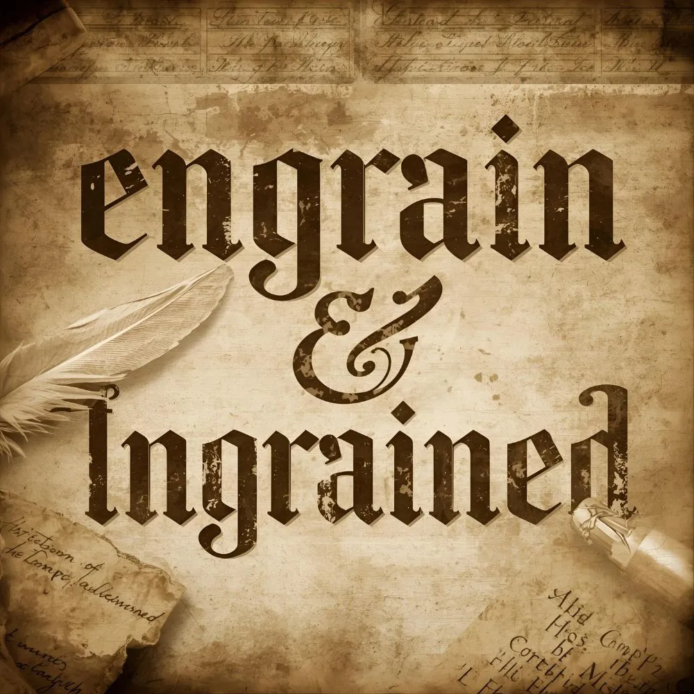 The Origin of Ingrained or Engrained