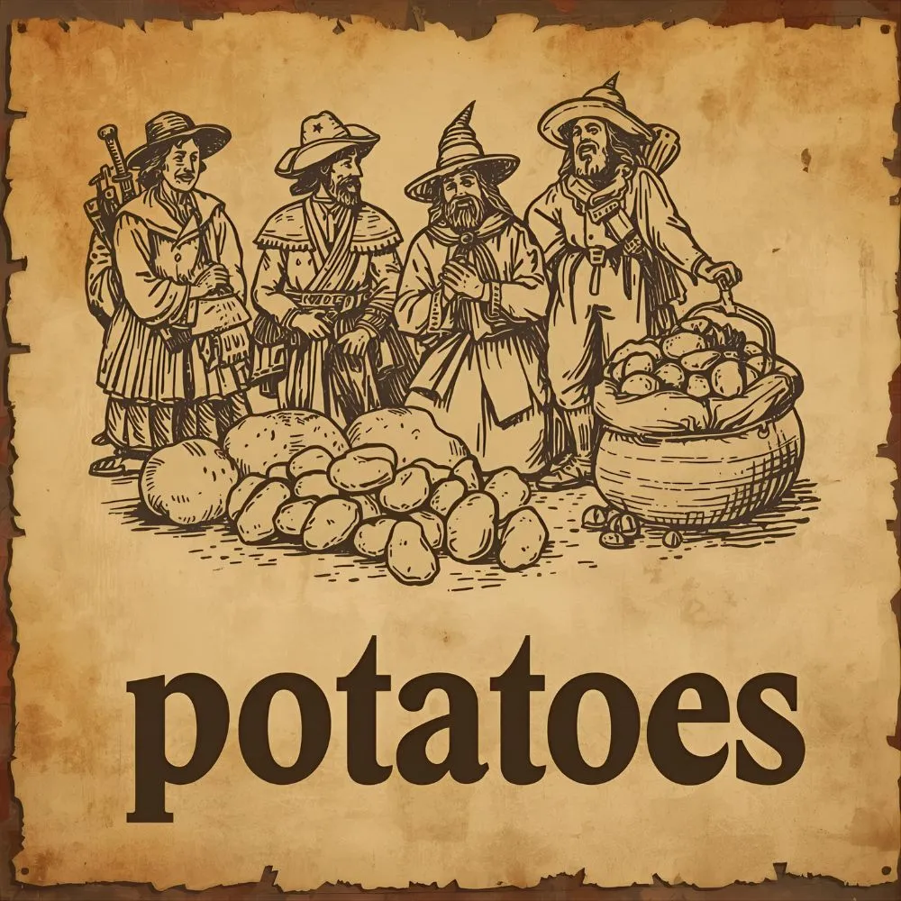 The Origin of Potatoes or Potatos