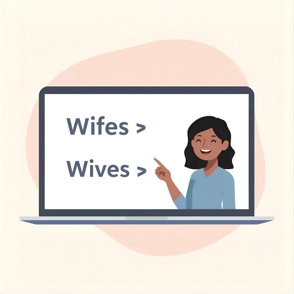 Wifes or Wives – Quick Answer