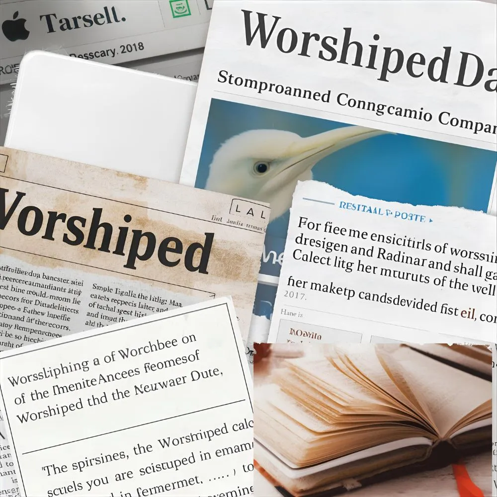 Worshiped or Worshipped in Everyday Examples